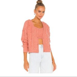 For Love & Lemons Florentina Button Down Cardigan